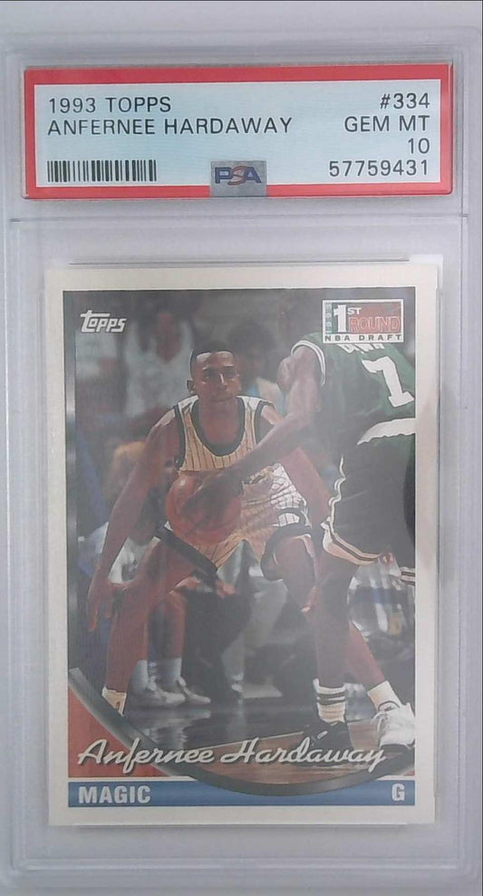 1993 Topps Anfernee Hardaway RC #334 MAGIC PSA 10