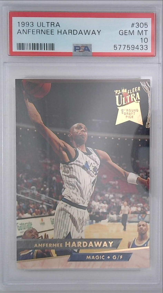1993-94 Fleer Ultra #305 Anfernee Penny Hardaway Rookie RC PSA 10 Magic