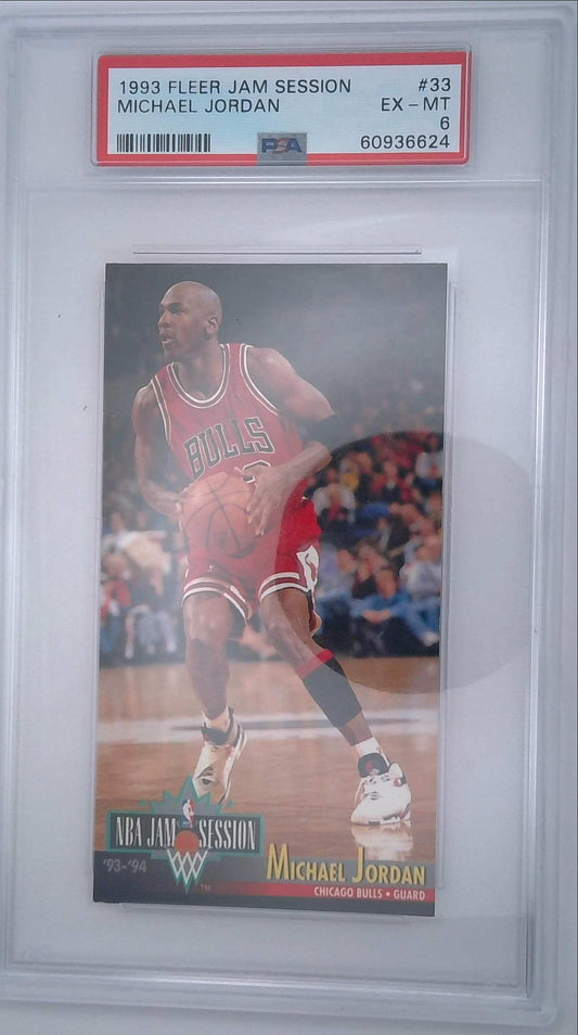1993 Fleer Jam Session Michael Jordan #33 PSA 6 Bulls