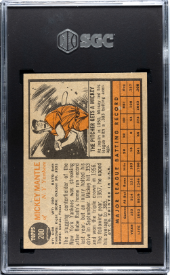 1962 Topps Mickey Mantle SGC 5