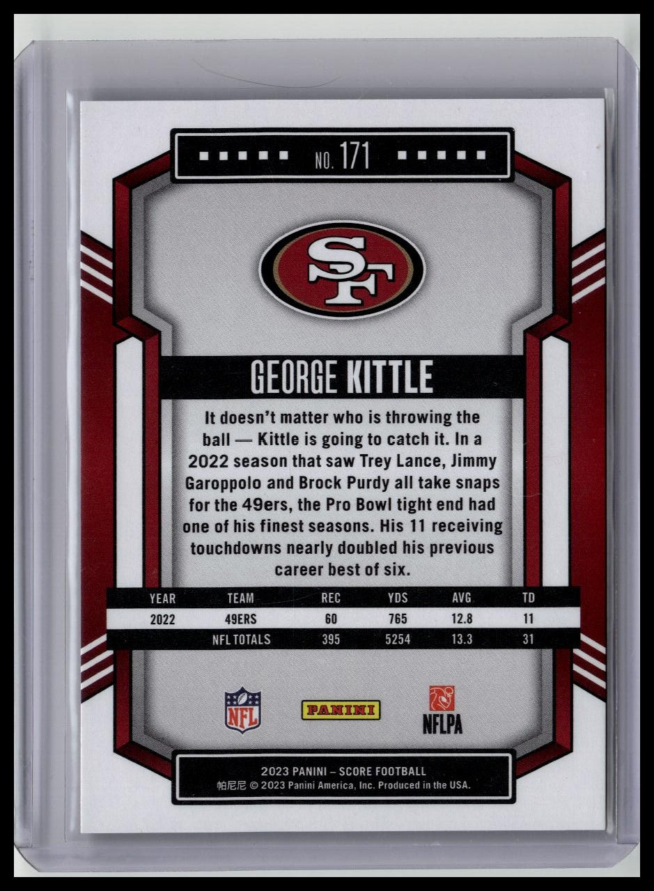 2023 Score George Kittle 17/20 Red Zone #171 San Francisco 49ers