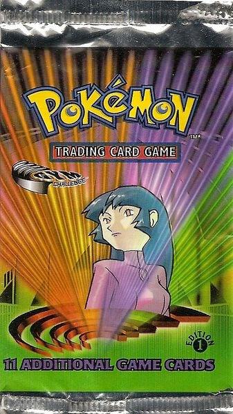Pokemon Gym Challenge Booster Pack box image
