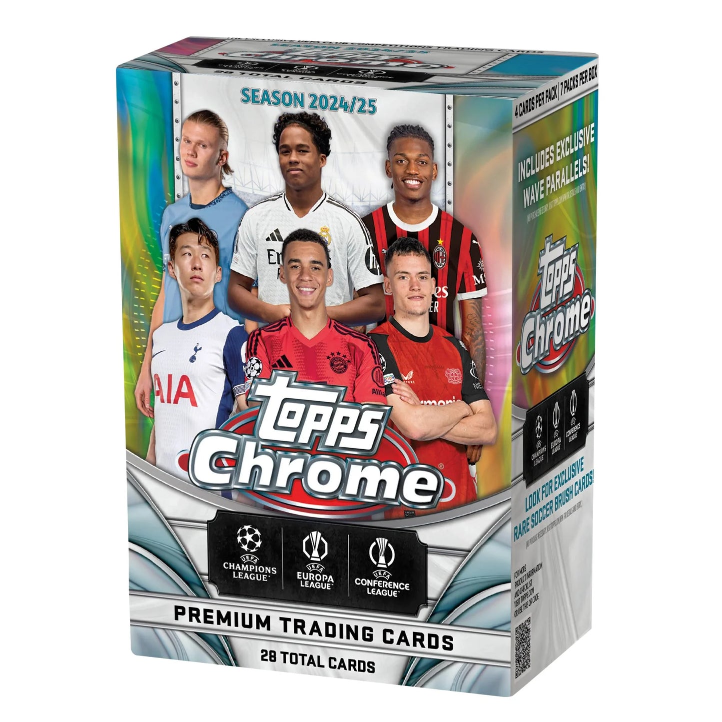 2024/25 Topps UEFA Club Competitions Chrome Soccer Blaster Box
