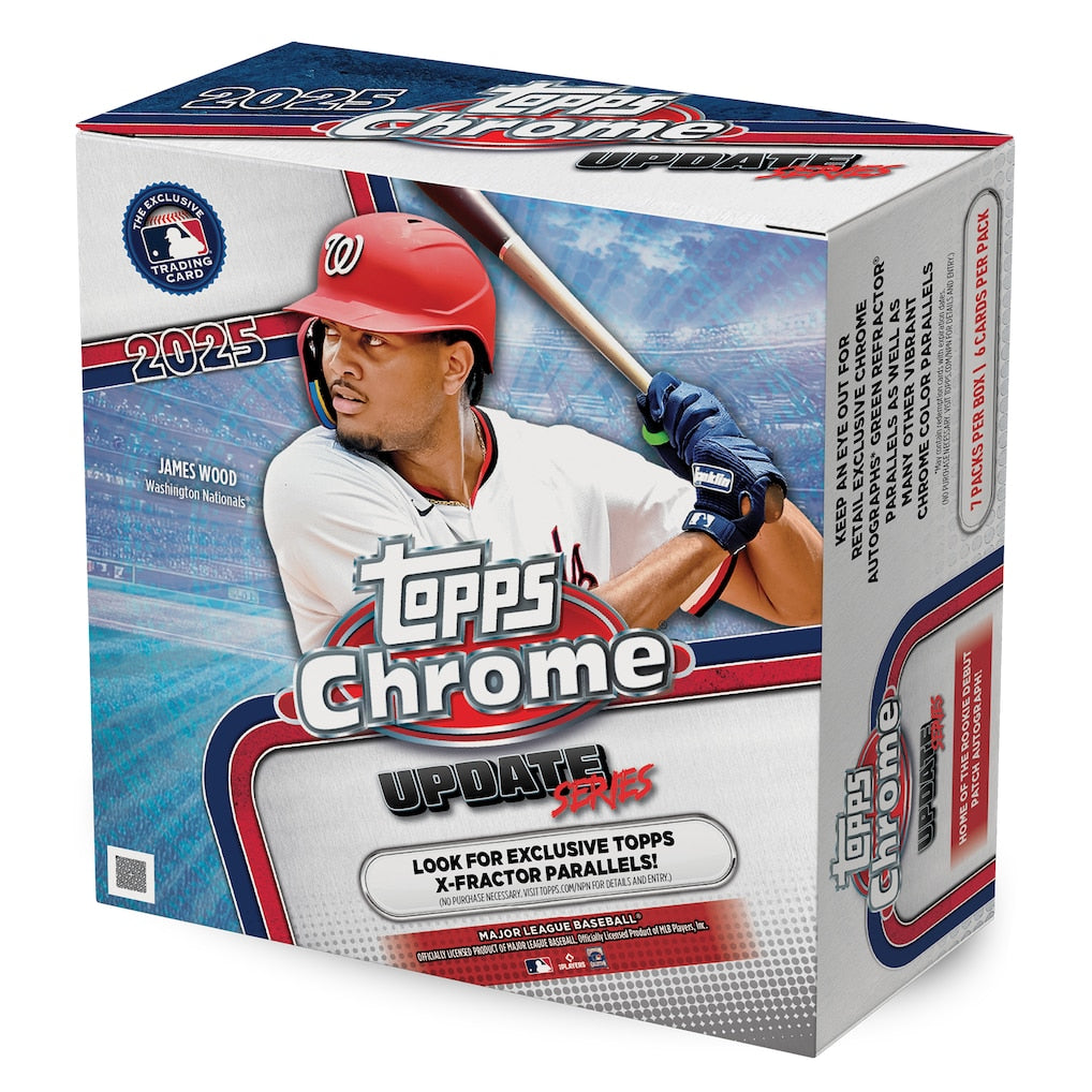2025 Topps Chrome Updates Baseball Mega Box