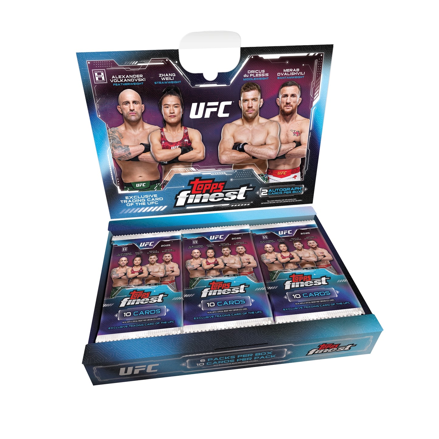 2025 Topps Finest UFC Hobby Box
