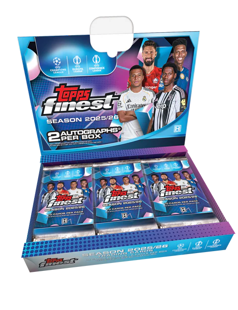 2025-26 Topps Finest UEFA Club Competitions Hobby Box