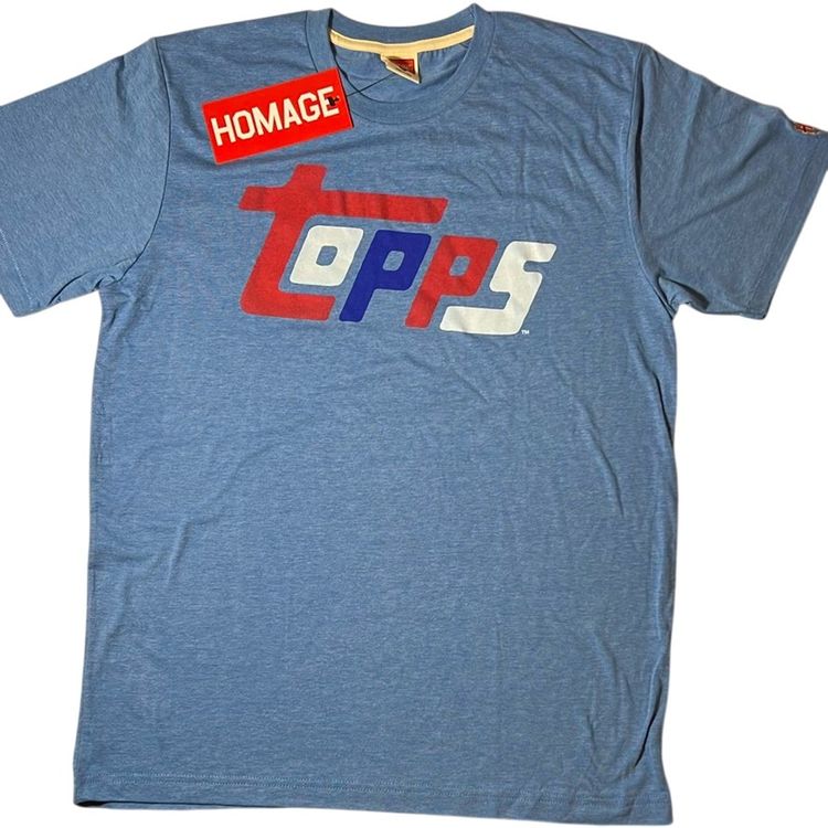 Homage Topps 1981 T Shirt Blue