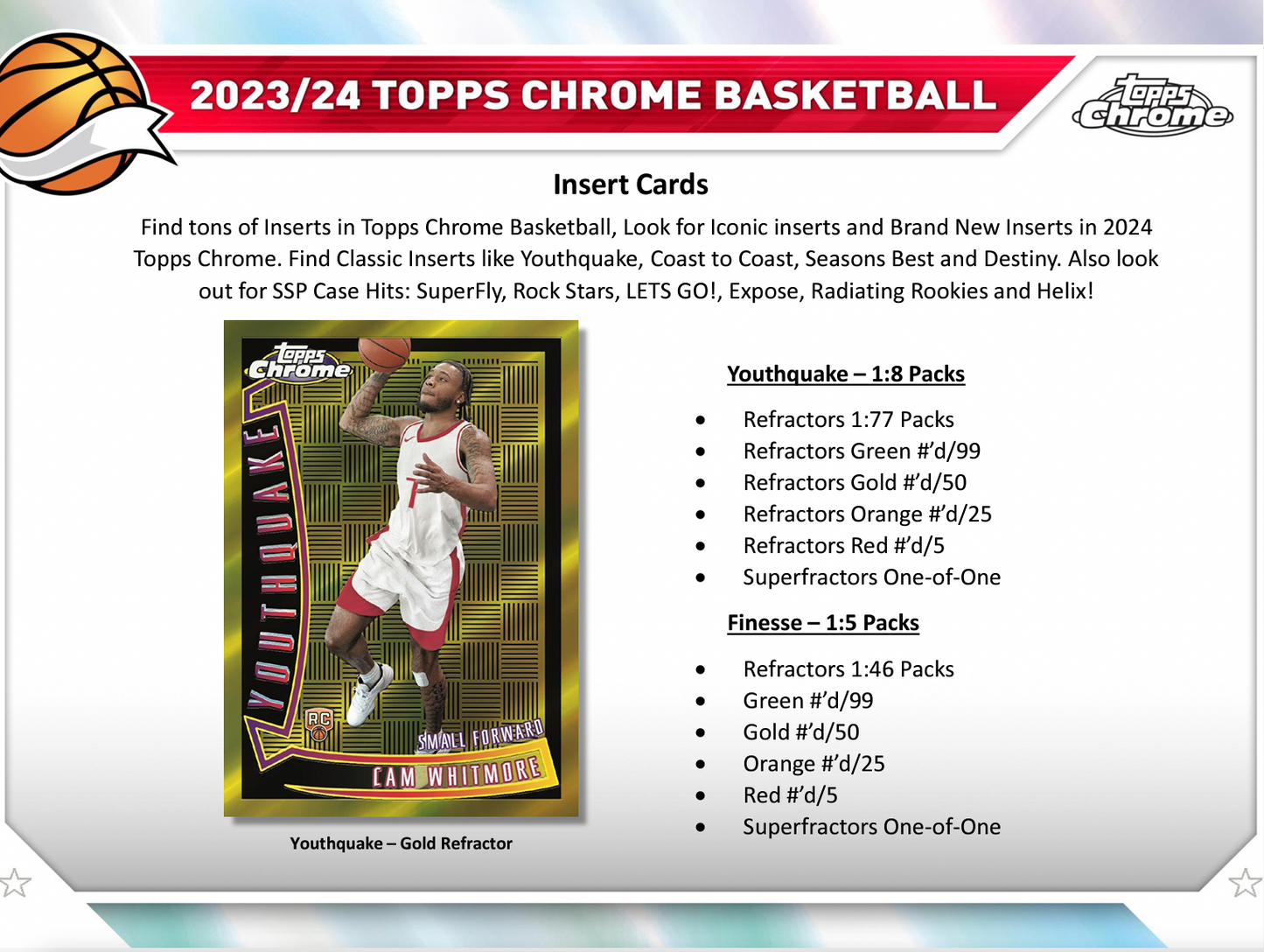 2023/24 Topps Chrome Basketball Hobby Box