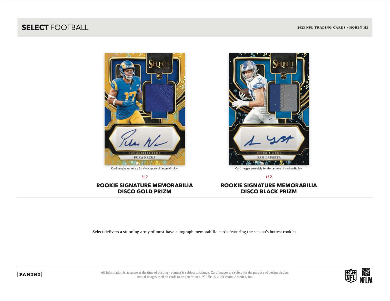 2023 Select Football H2 Box