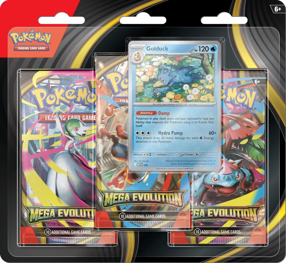 Pokémon Mega Evolution 3 Pack Blister