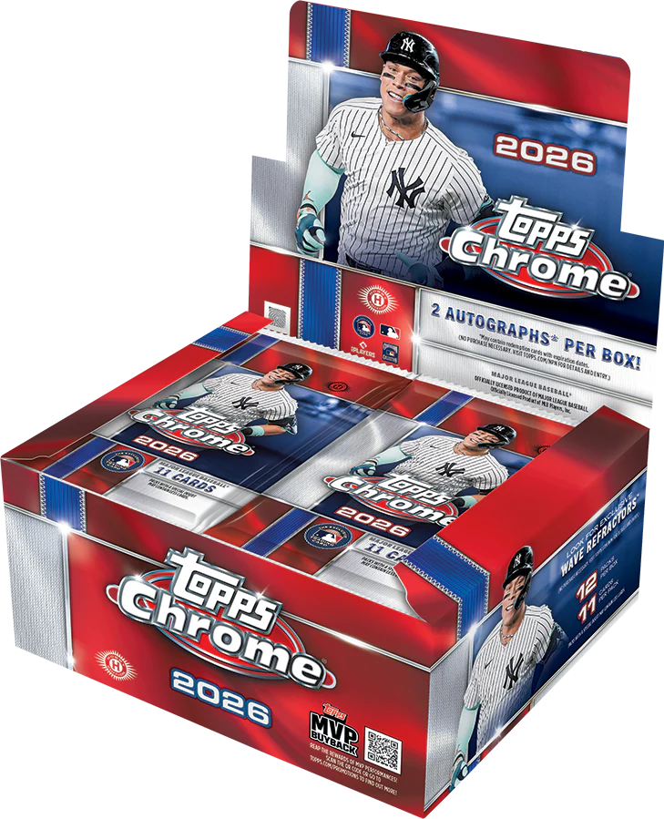 2026 Topps Chrome Baseball Jumbo Hobby Box
