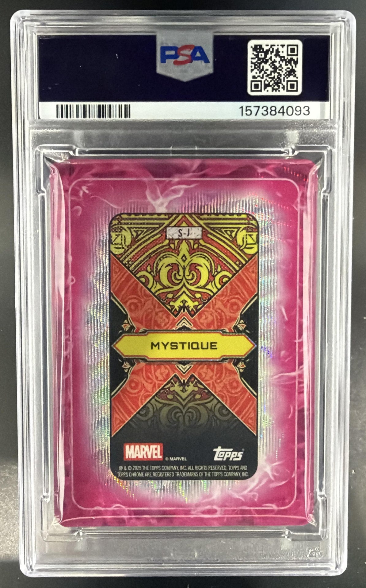 2025 Topps Mint Marvel Mystique #S-J Gambit's Deck 48/99 PSA 10 — back