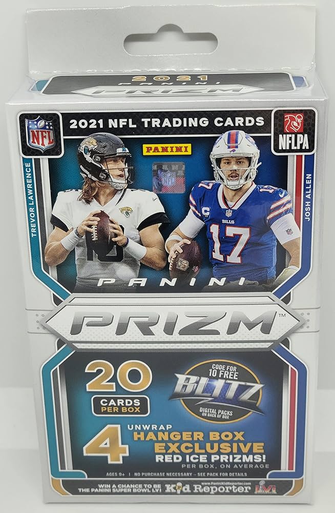 2021 Panini Prizm Football Trading Cards Hanger Box