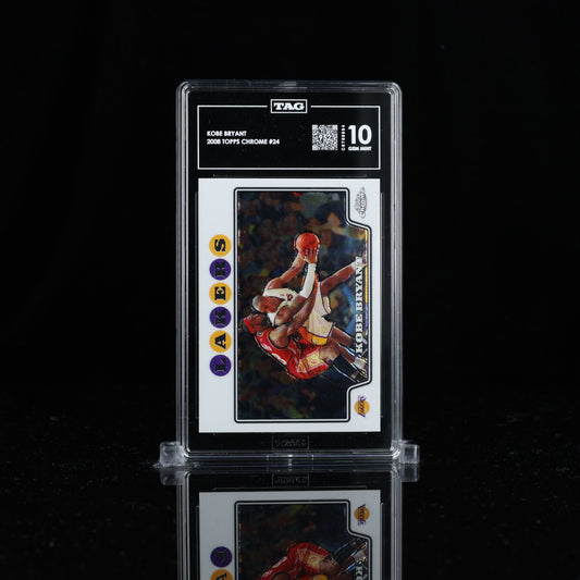 2008 Topps Chrome Kobe Bryant #24 TAG 10