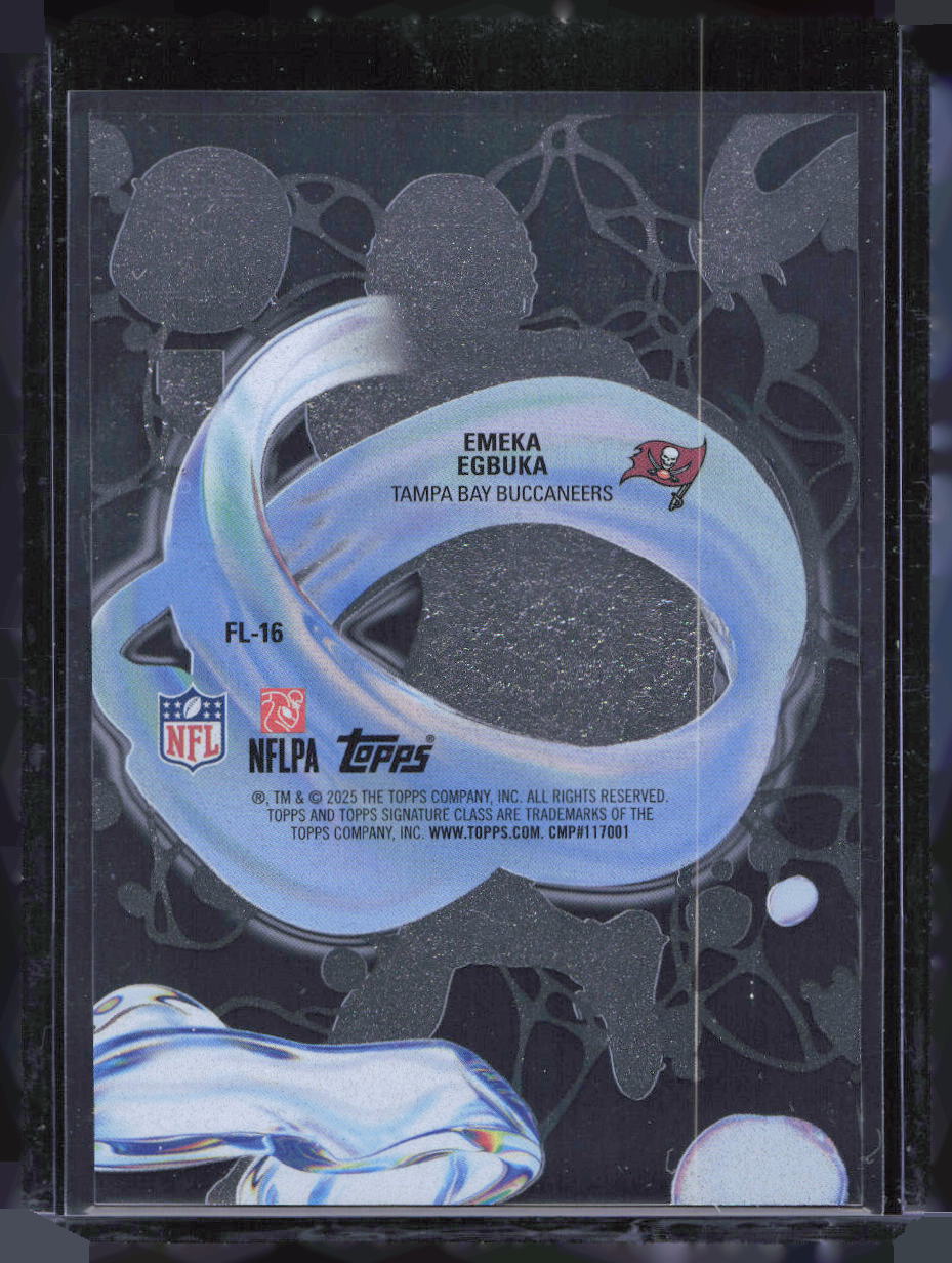 2025 Topps Signature Class Emeka Egbuka FLUIDITY SSP #FL-16 RC Rookie Bucs