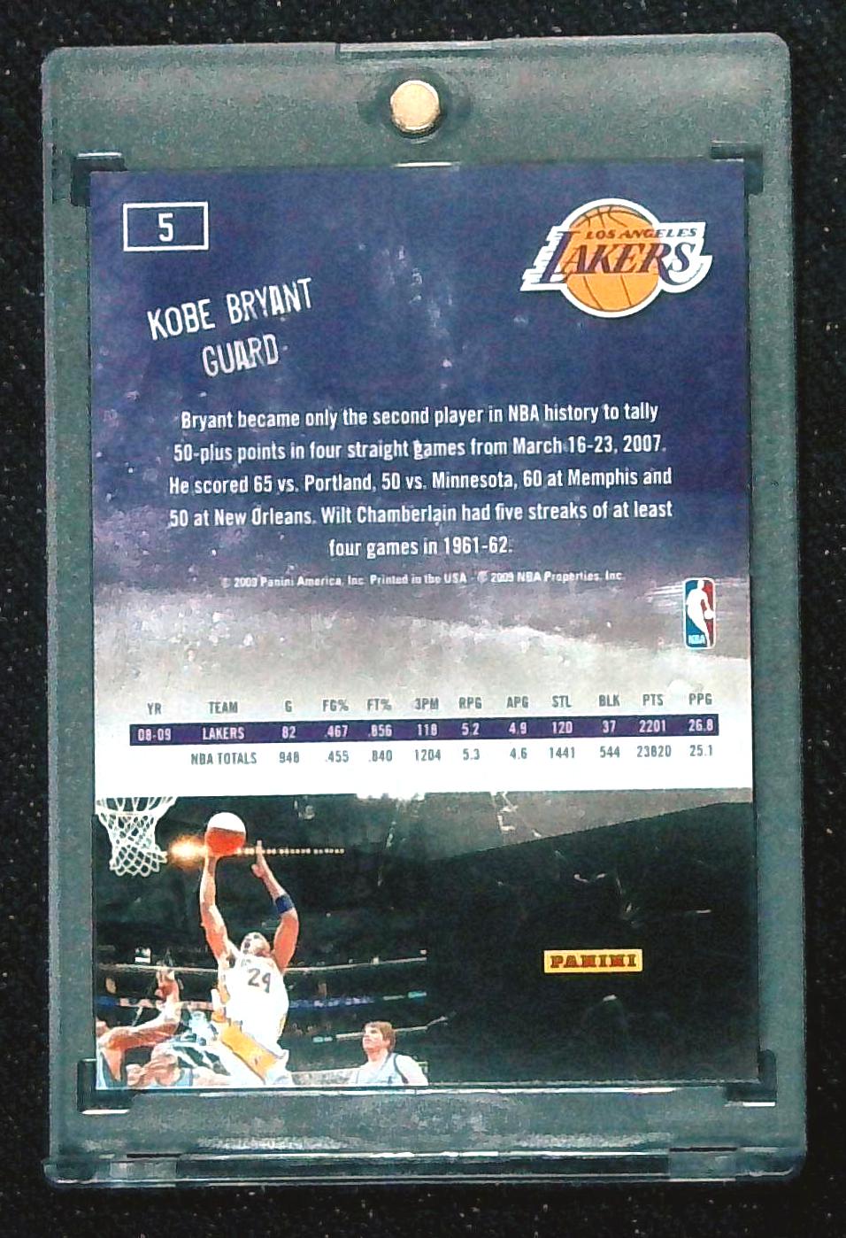 2009-10 Panini Jam Masters Kobe Bryant #5