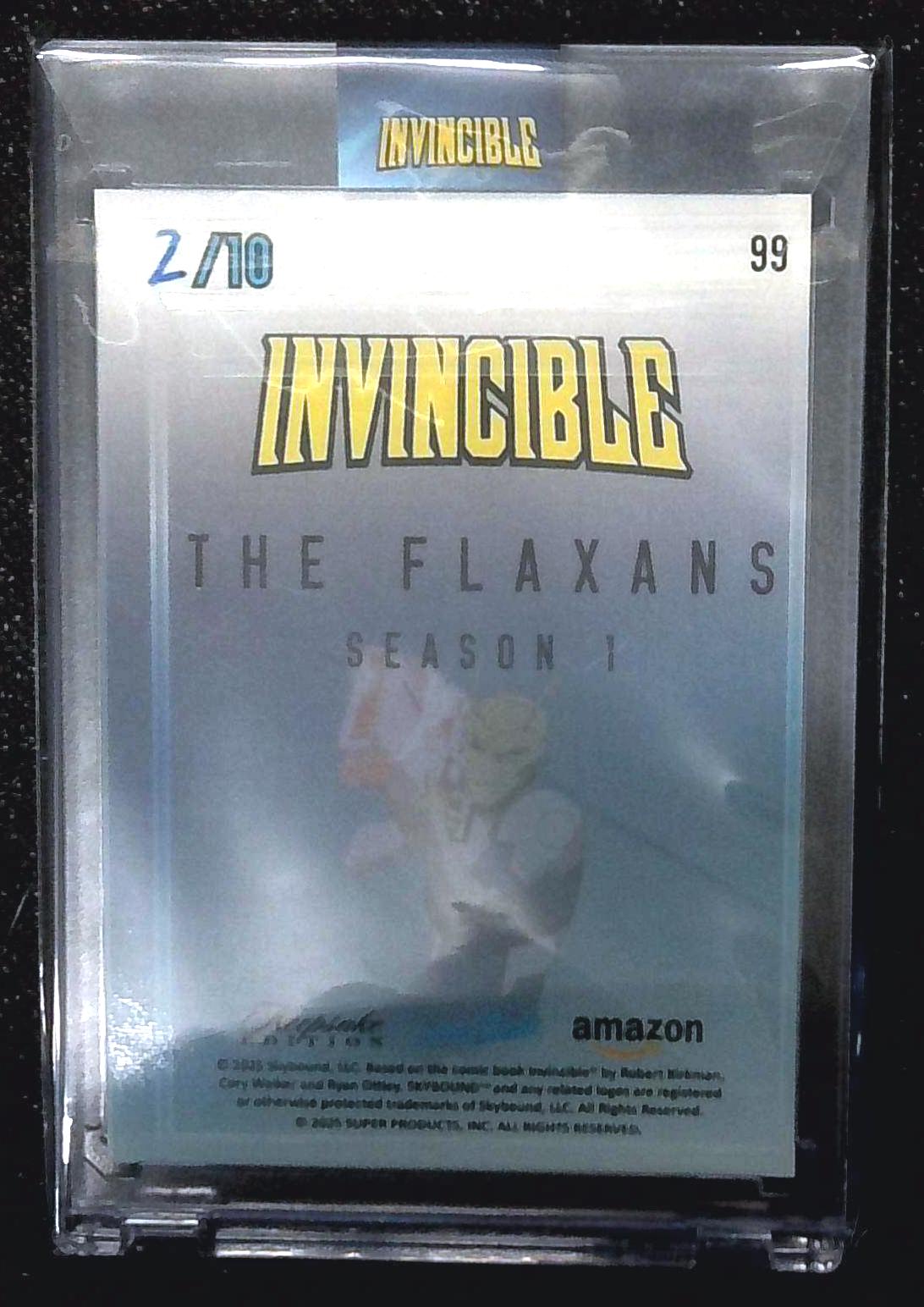 2025 Keepsake Invincible The Flaxans Hand Numbered Gold 2/10