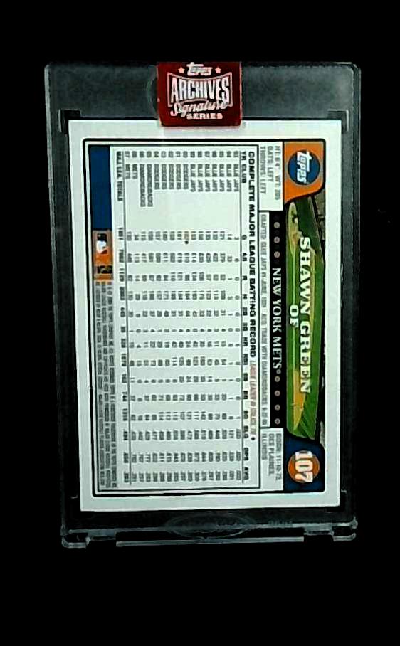 Shawn Green 2023 Topps Archives Signature Series Autograph #'d 44/52 Mets