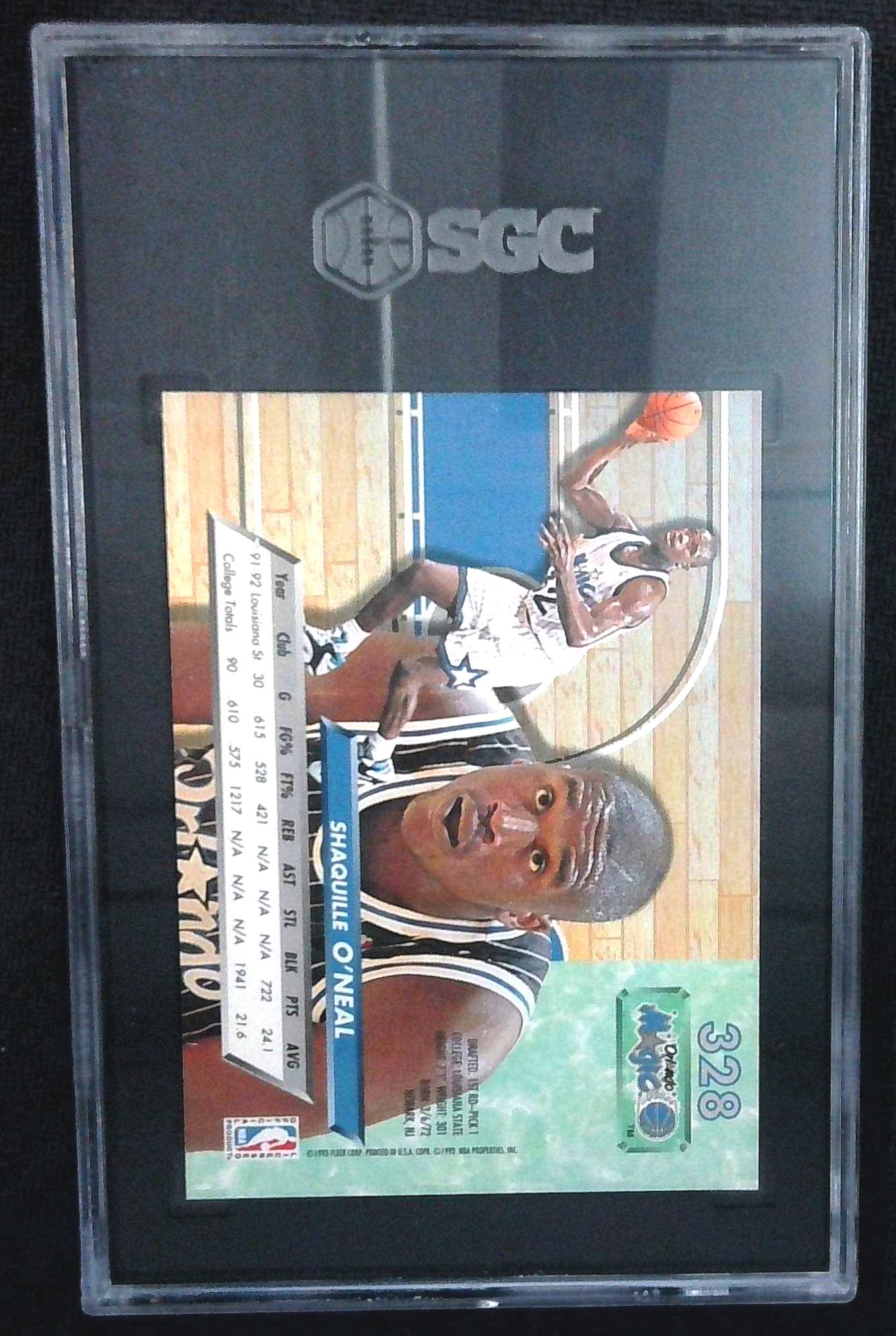 1992-93 Fleer Ultra - Shaquille O'Neal #328 (RC) PSA 9