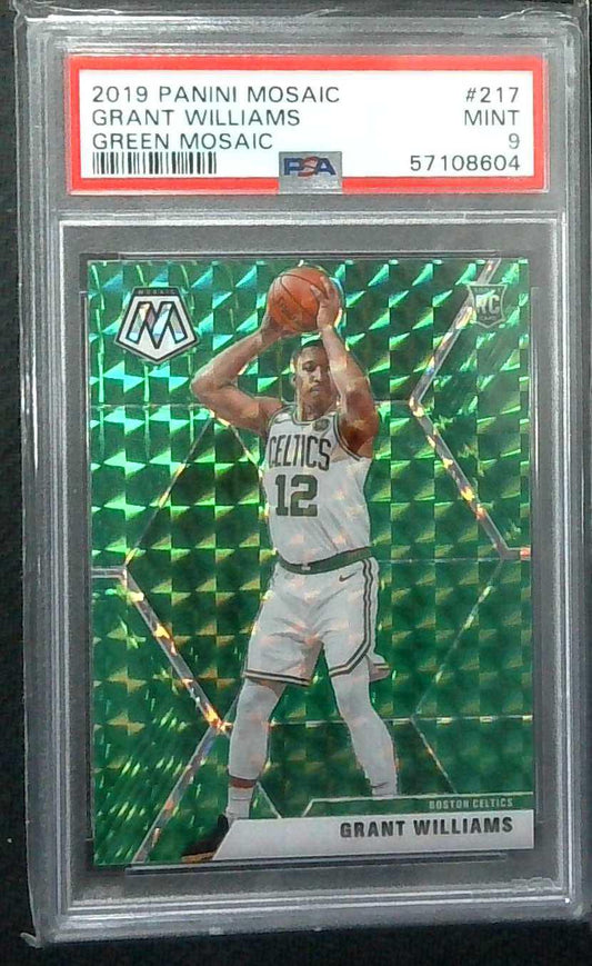 2019 Mosaic Grant Williams Green PSA 9