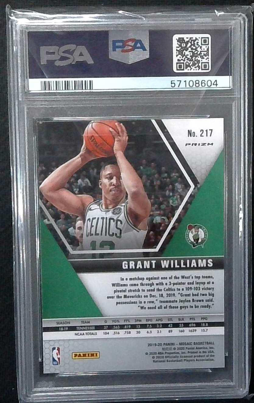 2019 Mosaic Grant Williams Green PSA 9