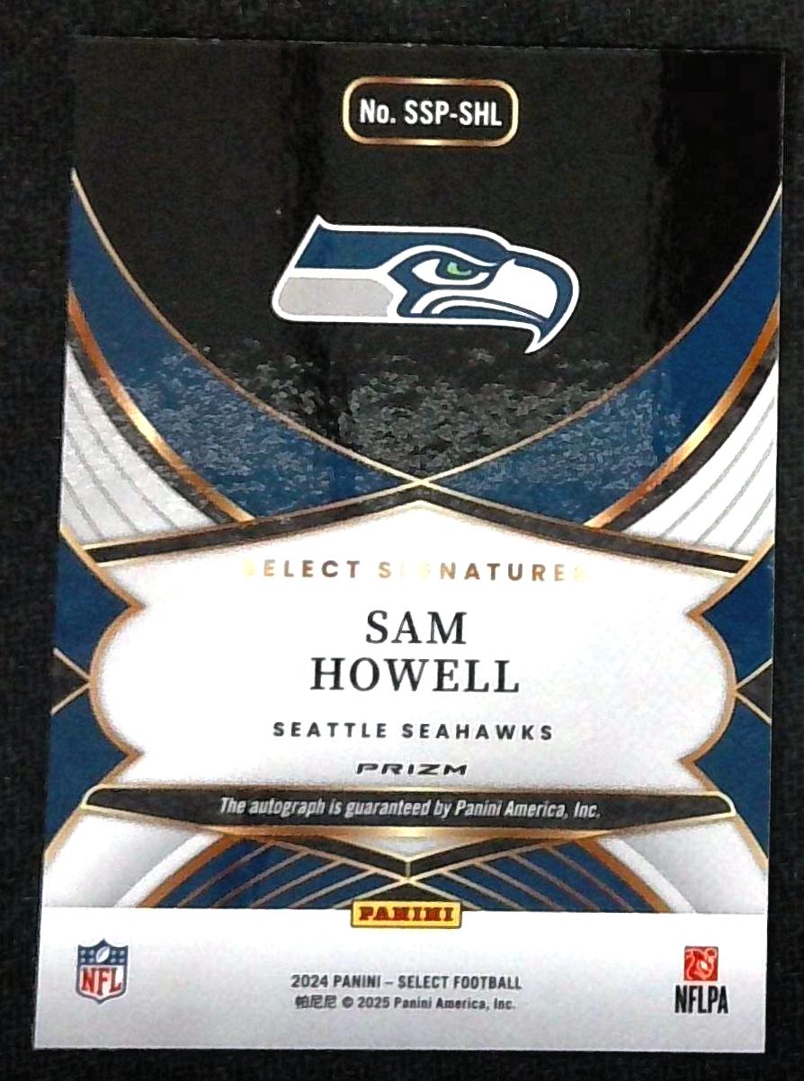 2024 Select Sam Howell Auto Seahawks