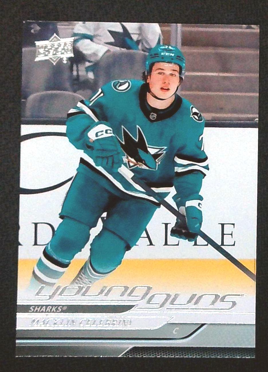 2024-25 Upper Deck Series 2 Macklin Celebrini Young Guns Rookie Card #451