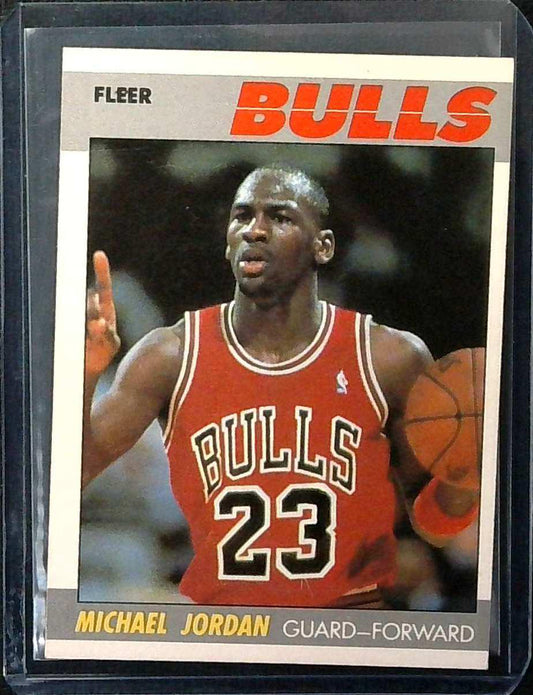 1987 FLEER MICHAEL JORDAN 2ND YEAR CARD # 59