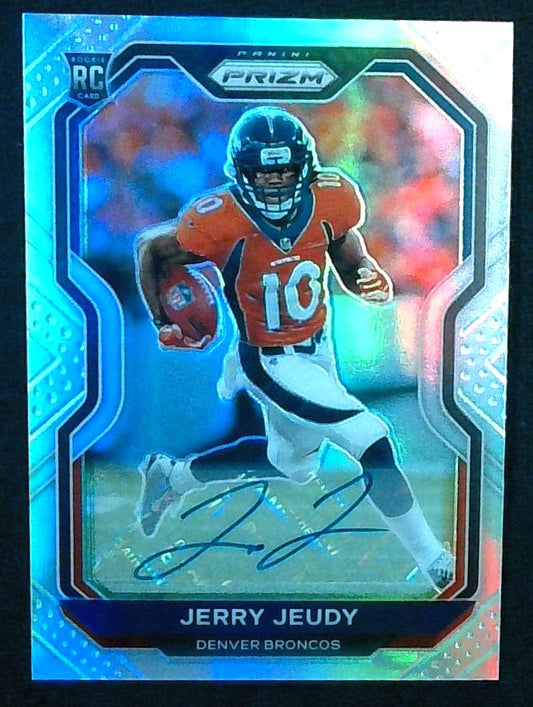 2020 Panini Prizm Silver Prizms Jerry Jeudy ROOKIE AUTO #314