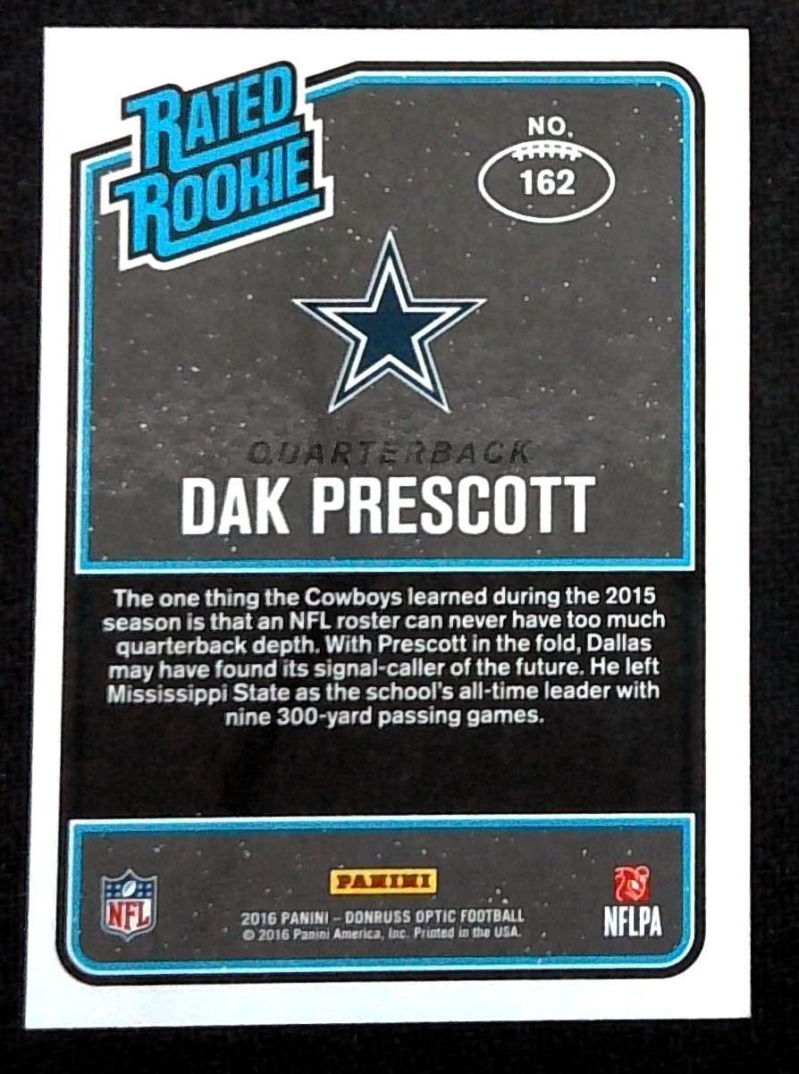 2016 Donruss Optic Dak Prescott Rated Rookie