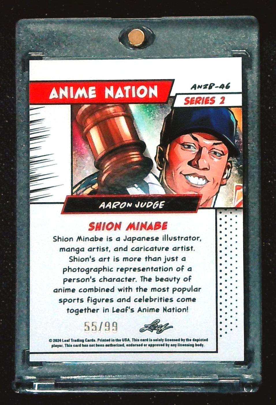 2024 Leaf Anime Nation Aaron Judge /99