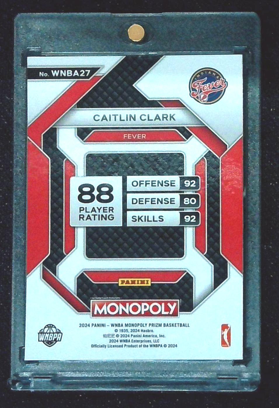 2024 Panini Prizm Monopoly Caitlin Clark Rookie