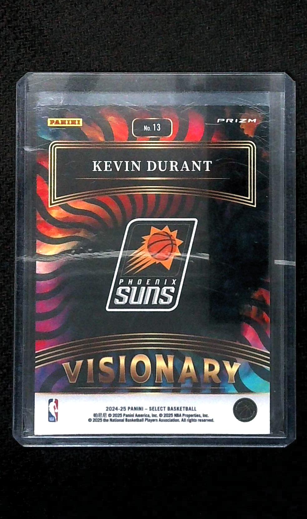 2024-25 Panini Select Kevin Durant #13 Visionary Prizm Phoenix Suns Case Hit