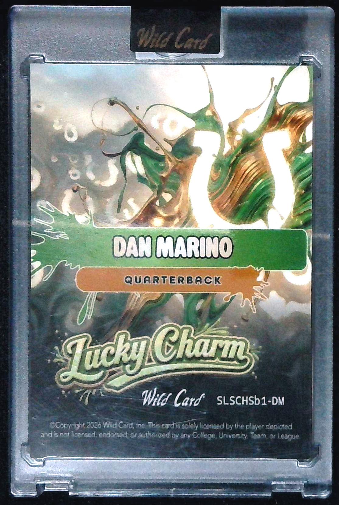 2026 Wild Card Lucky Charm Dan Marino 1/1