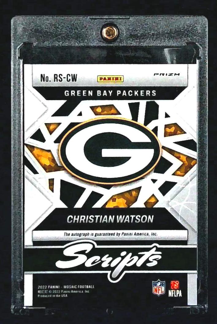 2022 Panini Mosaic - Rookie Scripts Christian Watson