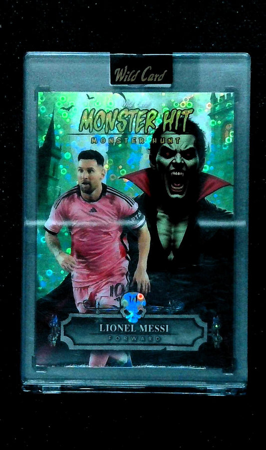 1/1 Lionel Messi Haunted Hits 2025 Monster Hunt Wild Card