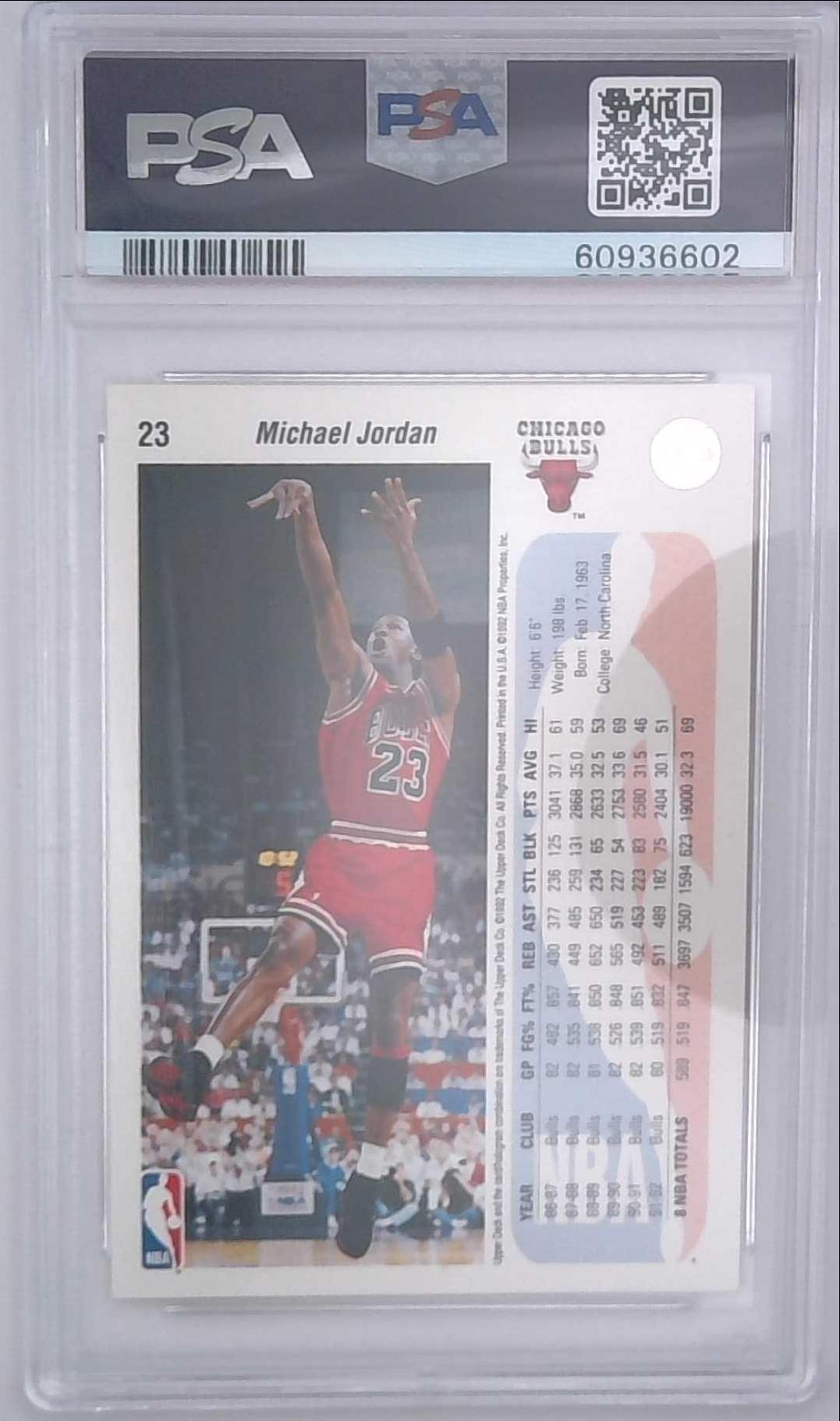 1992-93 Upper Deck - #23 Michael Jordan PSA 9 Bulls