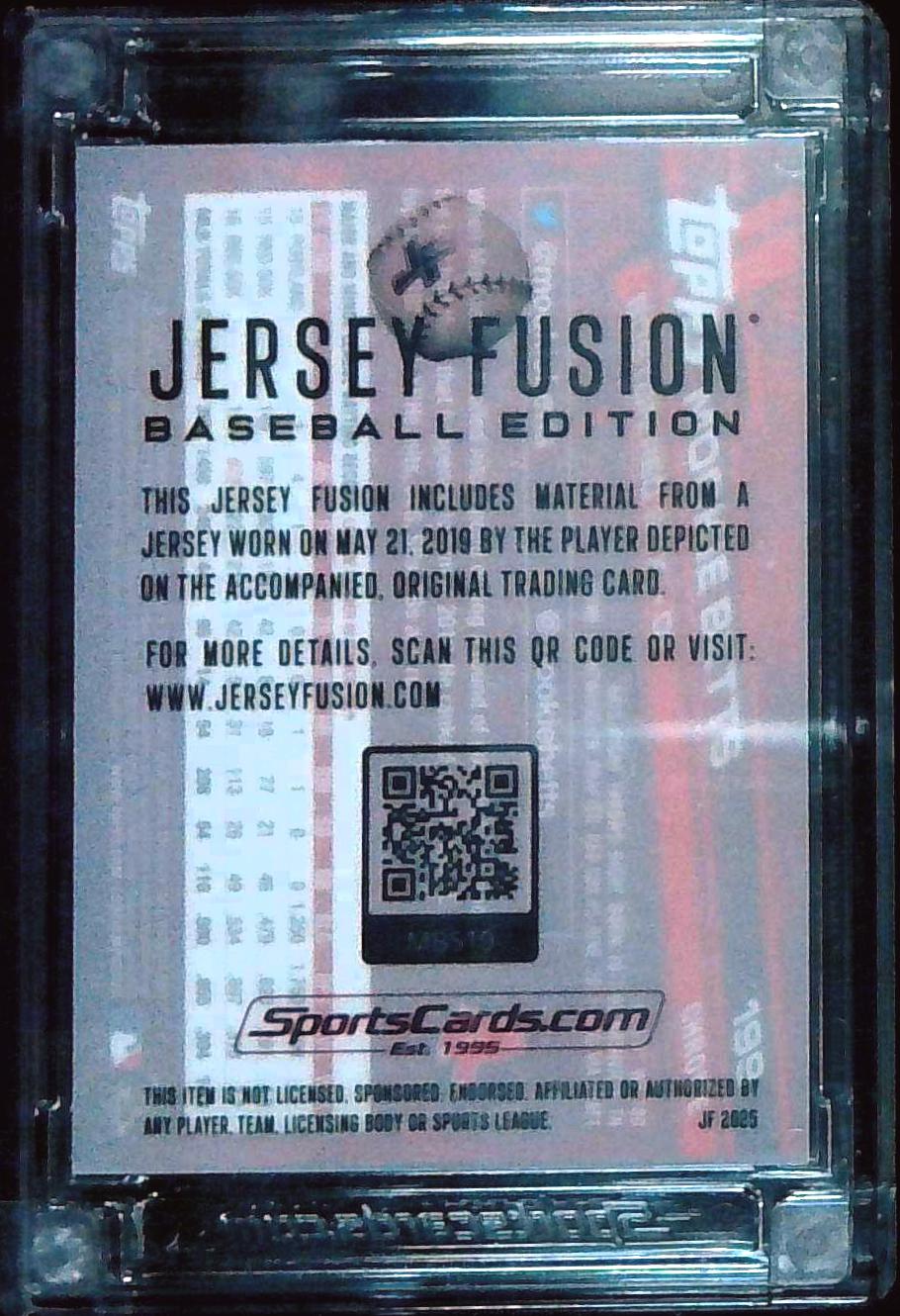 2025 Jersey Fusion Game Used Patch Mookie Betts