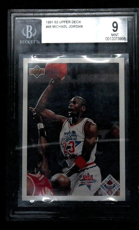 1991-1992 Upper Deck Michael Jordan BGS 9 ALL-STAR CHECKLIST