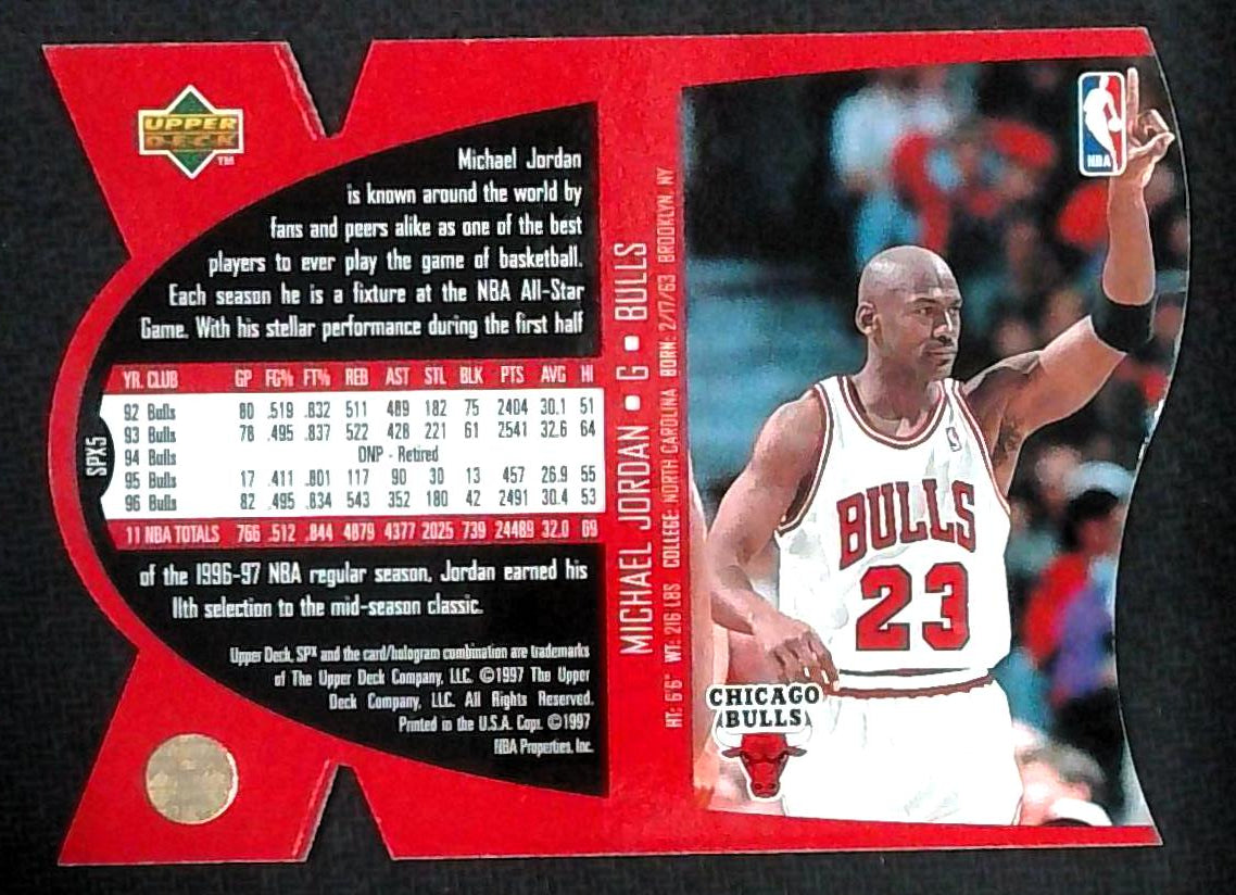 1997 SPX Michael Jordan #SPX5