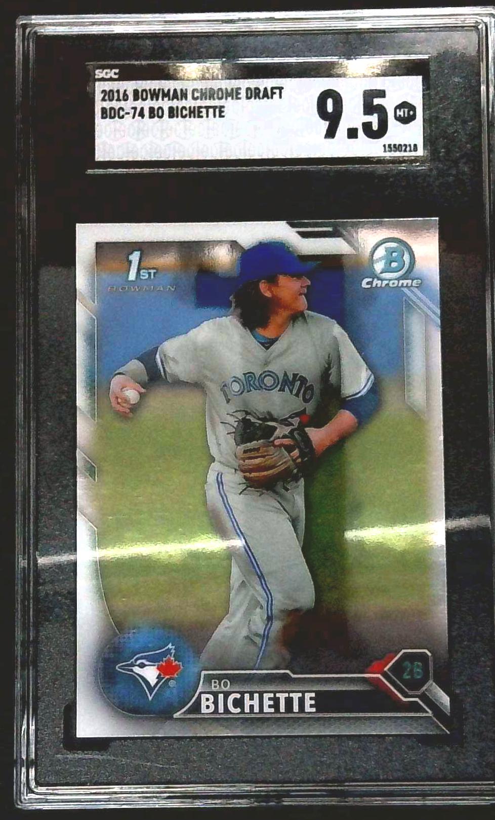2016 Bowman Chrome Draft Bo Bichette 1st Bowman SGC 9.5