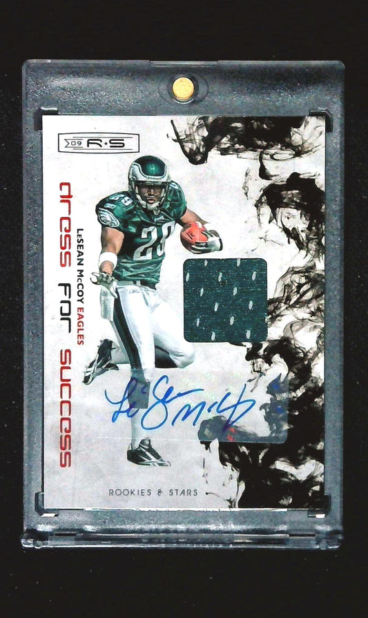 2009 Donruss Rookies & Stars LeSean McCoy Relic Jersey Auto /100