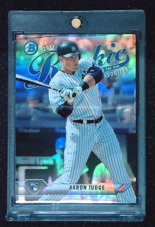 2017 Bowman Chrome ROY Favorites Aaron Judge Rookie