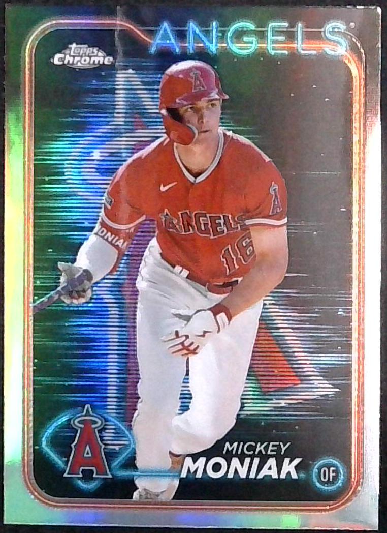 2024 Topps Chrome Mickey Moniak #51 Lightboard Logo Refractor