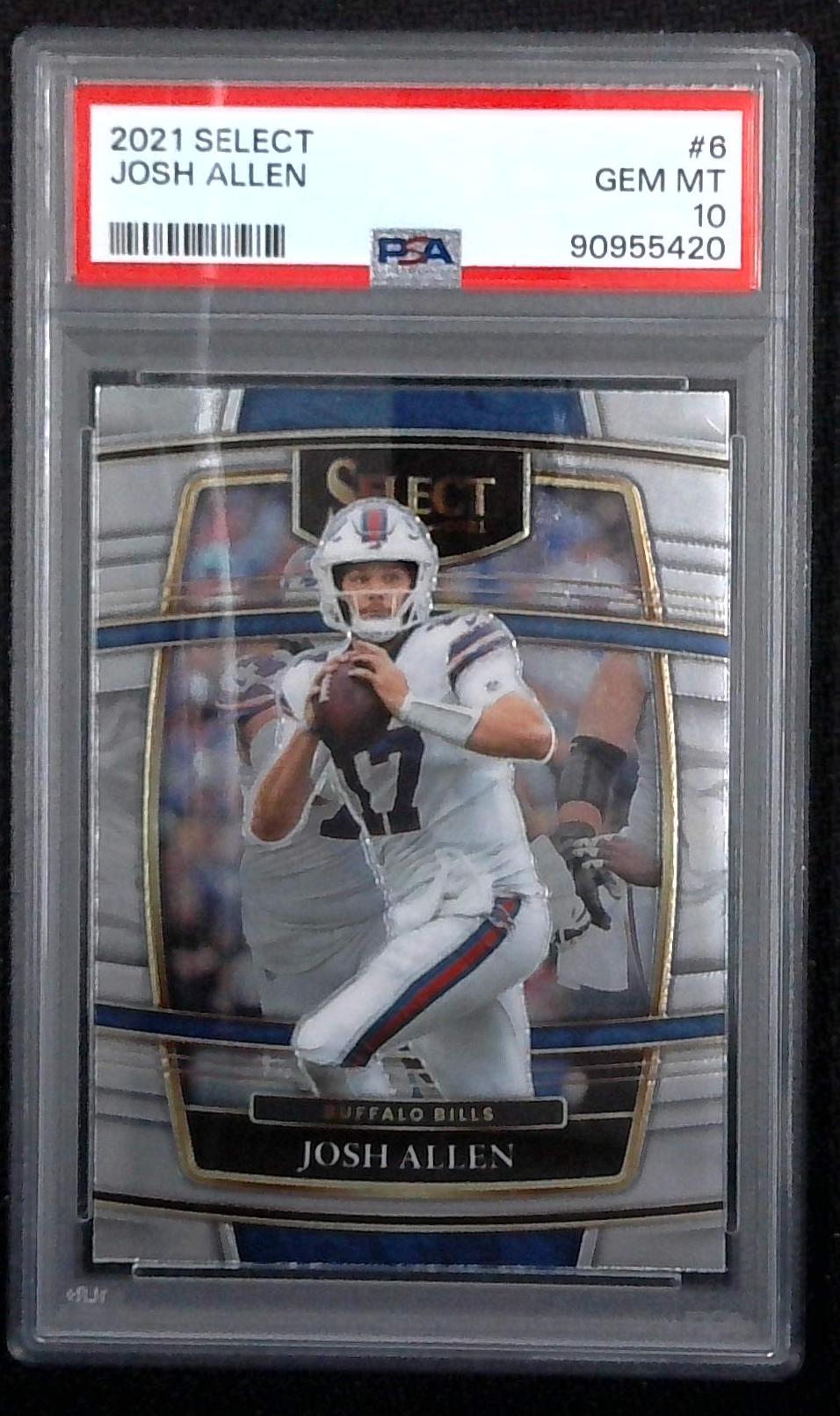 2021 Select Josh Allen Concourse PSA 10 Gem Mint Bills