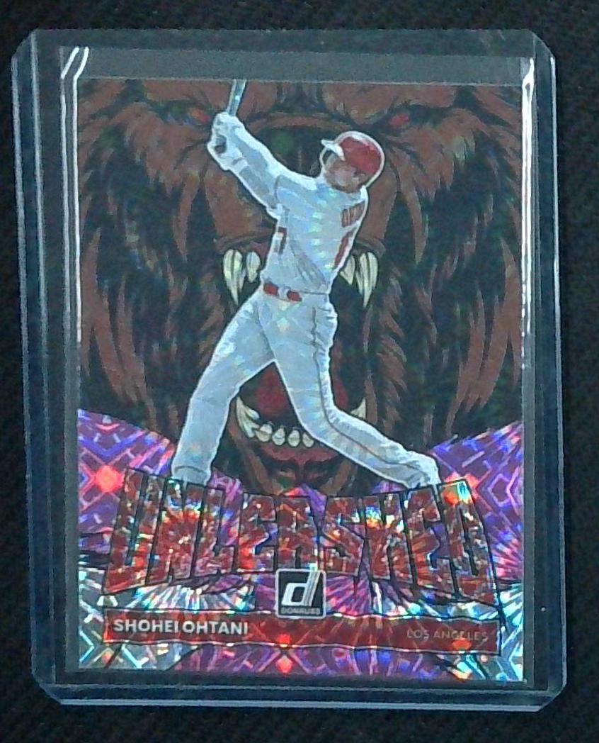 2022 Panini Donruss Unleashed, Shohei Ohtani, Pink Fireworks #UL-6