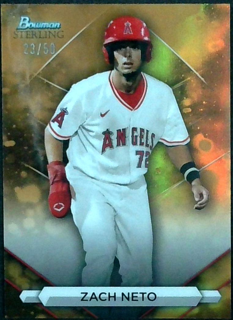 2023 Bowman Sterling Prospect Zach Neto GOLD /50
