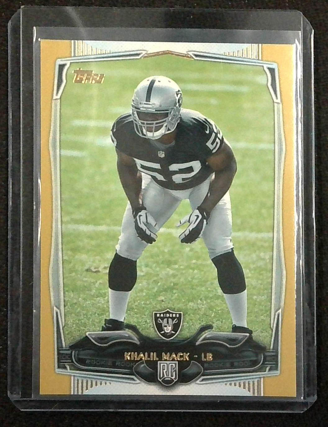2014 Topps Gold #373 Khalil Mack RAIDERS RC /2014