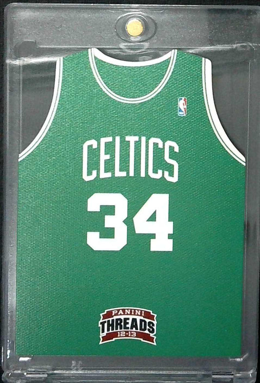 2012-13 Panini Threads Paul Pierce #13 Away Green Jersey Boston Celtics