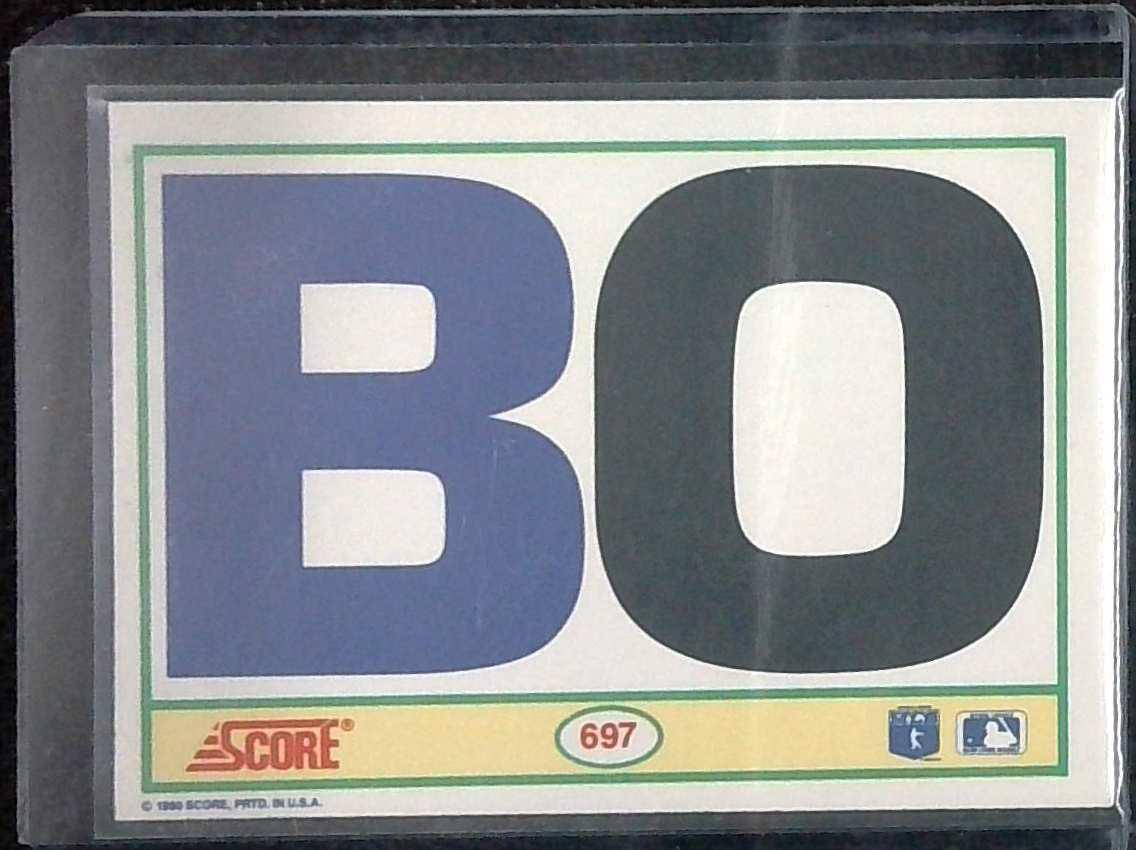 Bo Jackson 1990 #697 Score Royals Bat on Shoulders